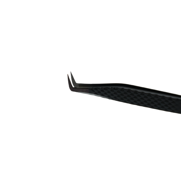Пинцет для ресниц №7 Black  black-pin-7 фото