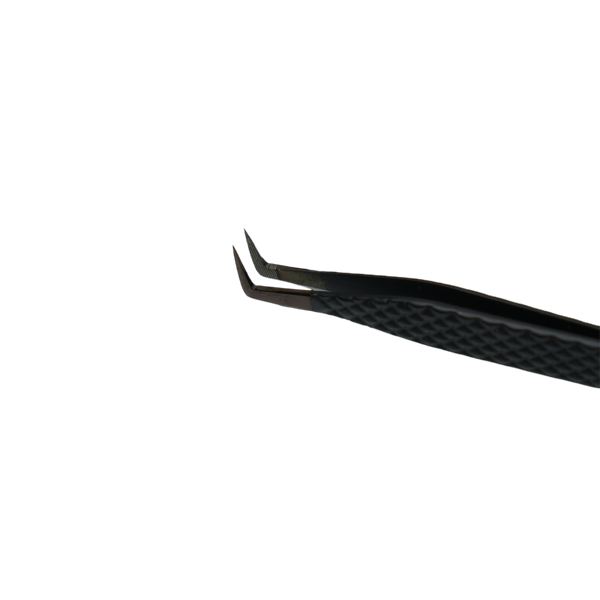 Пінцет для вій №7 (тонкий) Black  black-pin-7-ton фото