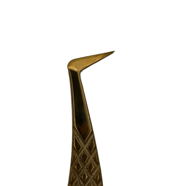 Пінцет для вій №4 Gold P-4-GOLD фото