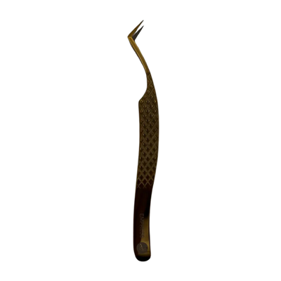 Пінцет для вій №4 Extra Gold P-4EX-GOLD фото