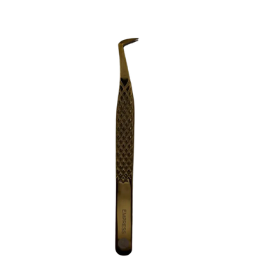 Пінцет для вій №7 Gold P-7-GOLD фото